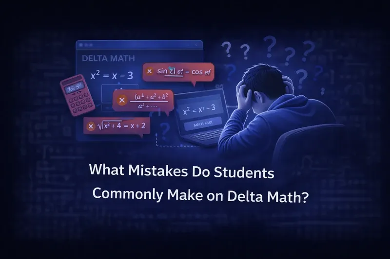 What Mistakes Do Students Commonly Make on Delta Math?